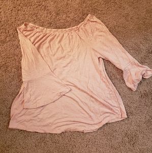 Blush pink blouse